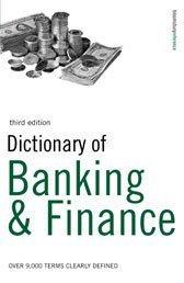 Cover of Dictionary of Banking and Finance by P.H. Collin