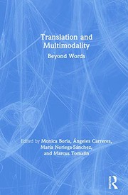Cover of Translation and Multimodality by Monica Boria