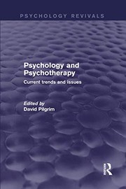 Front cover of Psychology and Psychotherapy by David Pilgrim