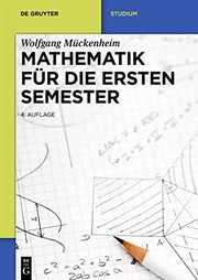 Front cover of Mathematik für die ersten Semester by Wolfgang Mückenheim