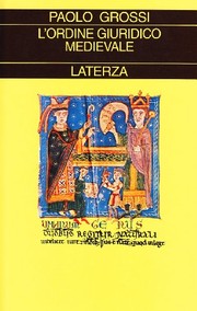 Cover of L' ordine giuridico medievale by Paolo Grossi