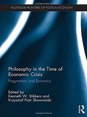 Front cover of Philosophy in the Time of Economic Crisis by Kenneth W. Stikkers