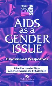 Cover of AIDS as a Gender Issue by Lorraine Sherr