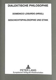 Cover of Geschichtsphilosophie und Ethik by Domenico Losurdo