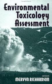 Cover of Environmental toxicology assessment by Mervyn Richardson