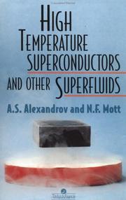 Front cover of High temperature superconductors and other superfluids by A. S. Alexandrov