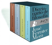 Cover of Diccionario de Filosofía by José Ferrater Mora