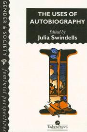 Front cover of Uses of Autobiography by Julia Swindells