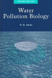 Cover of Water pollution biology by P. D. Abel