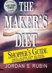 Cover of Maker's Diet Shopper's Guide by Jordan Rubin