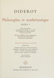 Front cover of Philosophie et mathe□matique by Denis Diderot