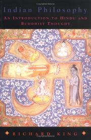 Cover of Indian philosophy by King, Richard
