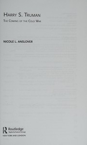 Front cover of Harry S. Truman by Nicole L. Anslover