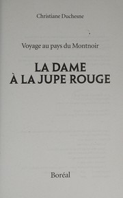 Cover of La dame à la jupe rouge by Christiane Duchesne