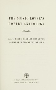 Front cover of The music lover's poetry anthology by Maureen McCarthy Draper