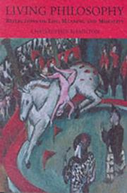 Cover of Living philosophy by Unknown