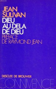 Front cover of Dieu au-delà de Dieu by Jean Sulivan