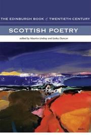 Front cover of The Edinburgh book of twentieth-century Scottish poetry by Maurice Lindsay
