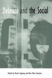 Cover of DELEUZE AND THE SOCIAL; ED. BY MARTIN FUGLSANG by Martin Fuglsang