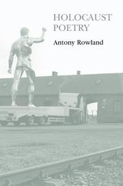 Cover of Holocaust Poetry by Antony Rowland