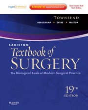Front cover of Sabiston textbook of surgery by David C. Sabiston