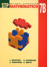 Front cover of STP National Curriculum mathematics 7B by L. Bostock