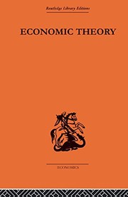 Cover of Economic theory by Richardson, G. B.