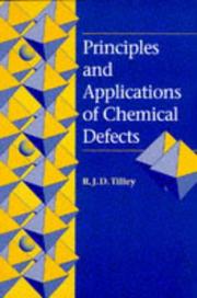 Front cover of Principles and Applications of Chemical Defects by Richard J.D. Tilley