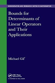 Front cover of Bounds for Determinants of Linear Operators and Their Applications by Michael Gil'