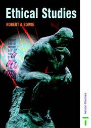 Cover of Ethical Studies by Bob Bowie