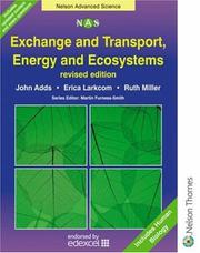 Cover of Exchange and transport, energy and ecosystems by John Adds