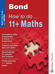 Cover of Bond How To Do 11+ Maths by Elisabeth Heesom