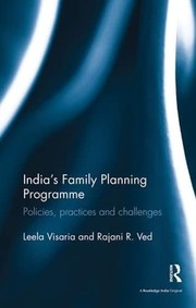 Front cover of India's Family Planning Programme by Leela Visaria
