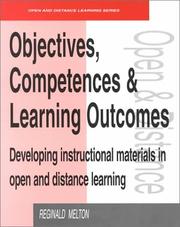 Cover of Objectives, competences and learning outcomes by Reginald F. Melton