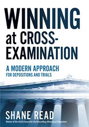 Cover of Winning at Cross-Examination by Shane Read
