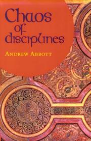 Front cover of Chaos of disciplines by Andrew Delano Abbott