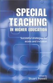 Cover of Special Teaching in Higher Education by Stuart Powell