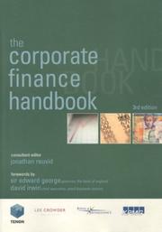 Front cover of The Corporate Finance Handbook by Jonathan Reuvid