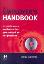 Cover of The Employer's Handbook by Barry Cushway