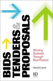 Cover of Bids, tenders & proposals by Lewis, Harold