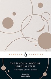 Front cover of Penguin Book of Spiritual Verse by Kaveh Akbar
