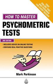 Cover of How to Master Psychometric Tests by Mark Parkinson