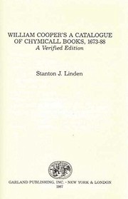 Front cover of William Cooper's A catalogue of chymicall books, 1673-88 by Cooper, William