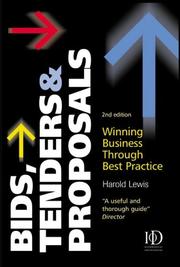 Cover of Bids, Tenders & Proposals by Harold Lewis
