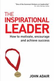 Cover of The inspirational leader by John Eric Adair