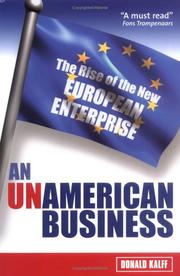 Cover of An Unamerican Business by Donald Kalff