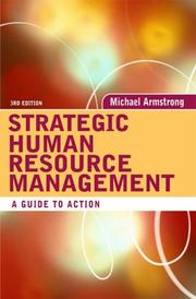 Cover of Strategic human resource management by Michael Armstrong