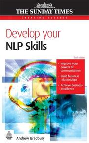 Cover of Develop your NLP skills by Andrew J. Bradbury