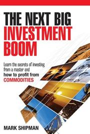 Cover of The Next Big Investment Boom by Mark Shipman