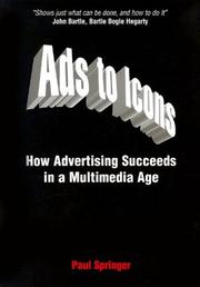 Front cover of Ads to Icons by Paul Springer